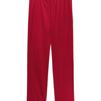 Calça Em Seda - Vermelho