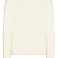 Blusa Feminina Malha com Manga Deslocada - Amarela