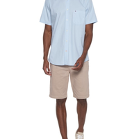 Camisa Masculina Classic Poplin Azul