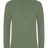 Camisa Masculina Regular Fit Oxford Verde