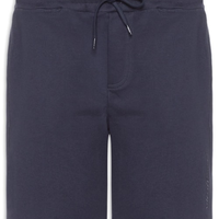 Bermuda Masculina Moletom Relaxed Fit Com Bolso Lateral - Azul