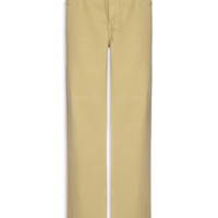 Calça Reta Masculina Comfort de Sarja - Bege