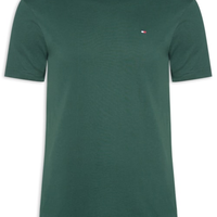 Camiseta Masculina Essential Regular Fit C-Nk Em Algodão - Verde