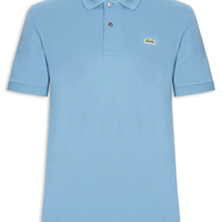 Polo Masculina Classic Fit L.12.12 Light Piquet - Azul