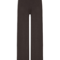 Calça Feminina Tricot Canelada - Marrom