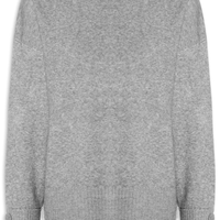 Suéter Feminino Em Tricot - Cinza