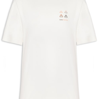 Camiseta Masculina Oversized Estampa Haven - Branco