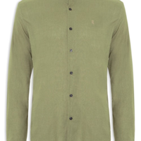 Camisa Masculina Linho - Verde
