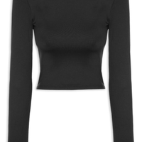 Blusa Feminina Manga Longa Classic Sports - Preto