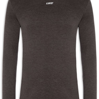 Camiseta Masculina Manga Longa Slim Train Cinza