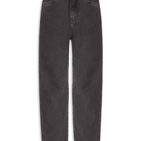 Calça Feminina Jeans Barrel - Preto