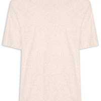 Camiseta Masculina Manga Curta Over Eco - Bege