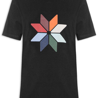 Camiseta Masculina Regular Vintage Snow Icon - Preto