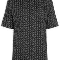 Camiseta Masculina AX Monograma - Preto