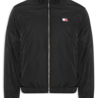 Jaqueta Masculina Relaxed Fit Com Logo Interno - Preto