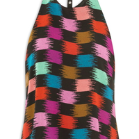 Top Xadrez Whisky Color - Preto