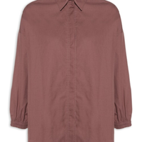 Camisa Feminina Punho Elástico - Marrom