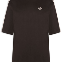 Camiseta Masculina 3 Stripes Oversized - Marrom