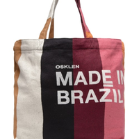 Bolsa Feminina Tote Stripes Color - Marrom