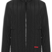 Jaqueta Puffer Masculina Logo Detail Brenoto2611 Preto