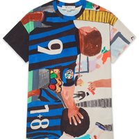 Camiseta Masculina The Nines Raw Edge - Azul
