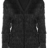 Cardigan Feminino Angel Tricot - Preto