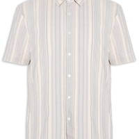Camisa Masculina Manga Curta Listra Náutica - Off White