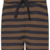 Bermuda Beachwear Masculina Color Stripes Knit New Marrom