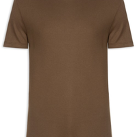 Camiseta Masculina Waffle Marrom