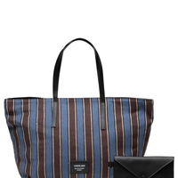 Bolsa Feminina Ivy Lona Listras - Azul