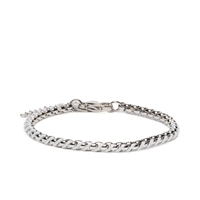 Pulseira Masculina Obama Em Aço - Prateado