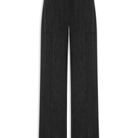 Calça Feminina Pantalona Recorte - Preto