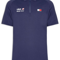 Polo Masculina Piquet Performance US Sailgp - Azul