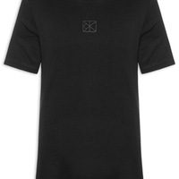 Camiseta Masculina Rubber Patch AOP - Preto