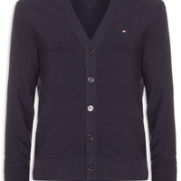 Cardigã Masculino Relaxed Fit Cool Touch - Azul