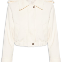 Jaqueta Feminina Cropped - Bege