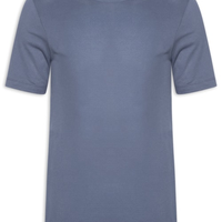 Camiseta Masculina Cotton Blend Bubble-Jacquard Tiburt 240 - Azul