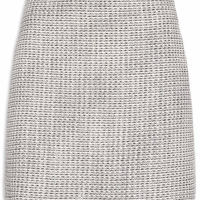 Mini Saia Tweed - Preto