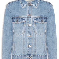 Jaqueta Feminina Jeans Used - Azul