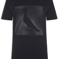Camiseta Masculina Estampa Pica Pau Hi-Tech Pinos - Preto