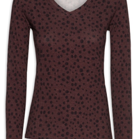 Blusa Canelado Sevilha Marrom