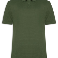 Pólo Masculina Tricot Manga Curta Bretanha - Verde