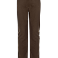 Calça Masculina Chino Sarja Elastano - Marrom