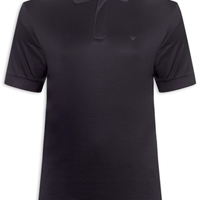 Camiseta Polo Masculina Travel Essential Lyocell-Blend - Azul