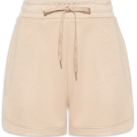 Short Feminino Em Moletom - Bege