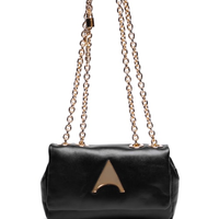 Bolsa Feminina Couro Pequena - Preto