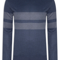Suéter Masculino Soft Gola Redonda - Cinza