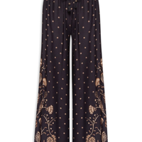 Calça Feminina Pantalona Sonho De Concha - Preto