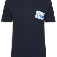 Camiseta Masculina Com Estampa De Logo Flag Dna - Azul