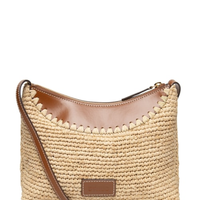 Bolsa Feminina Rowey Raffia - Bege